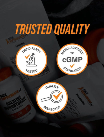 Bulksupplements Taurine Powder - Gluten Free, 2G per Serving - 1 Kilogram (2.2 Lbs) - 500 Servings